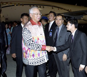 PM MALAYSIA HADIRI PELANTIKAN JOKOWI-JK