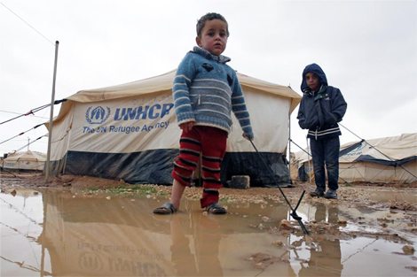Hujan Deras Sebabkan Ratusan Kamp Pengungsi Suriah Terendam Banjir
