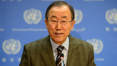 Ban Ki Moon Tegaskan Dukung Solusi Dua Negara
