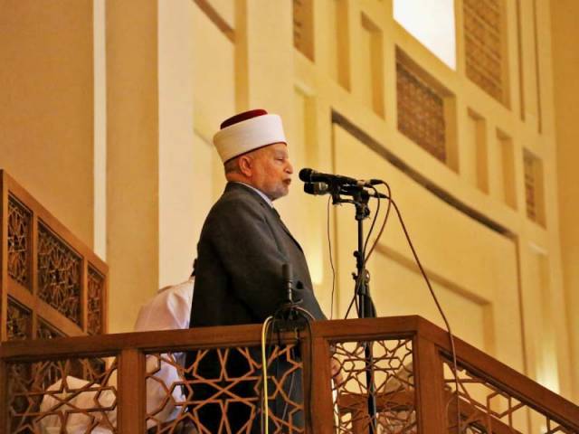 Mufti Agung Palestina di Masjid Lahore: Terorisme Bukan Islam
