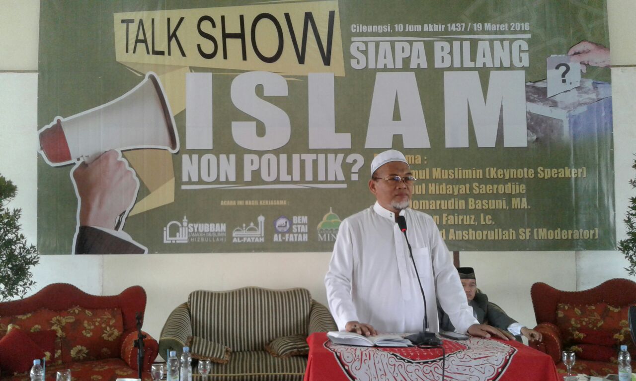 KH Abul Hidayat: Islam dan Politik Berbeda