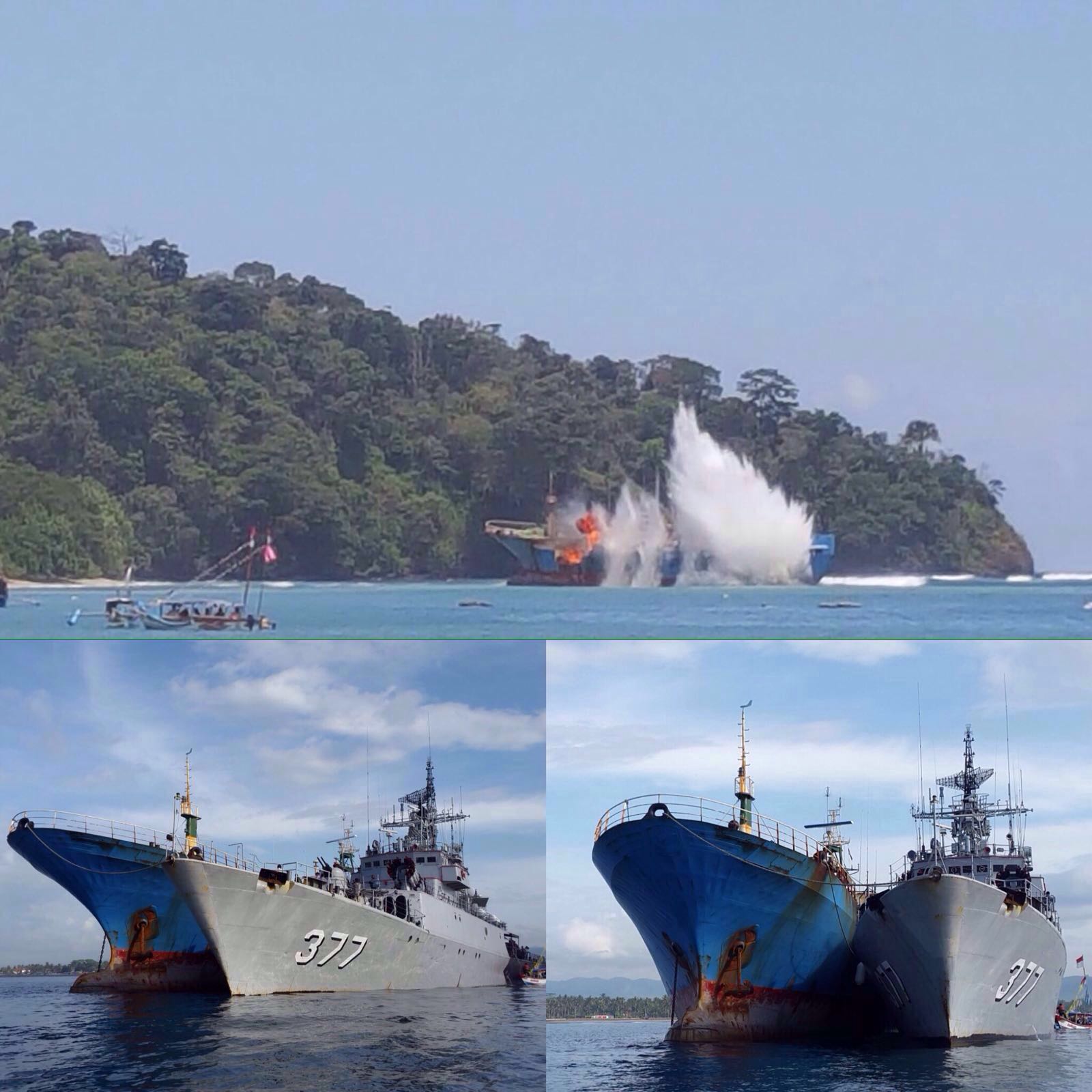 Tenggelamkam Kapal FV Viking, Menteri Susi: Biar Kapal Asing Tidak Berani Curi Ikan Kita