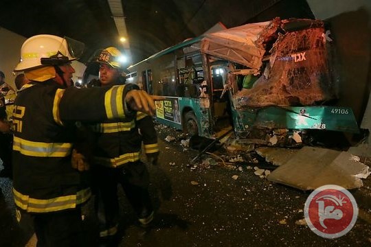 54 Pemukim Ilegal Israel Terluka Dalam Kecelakaan Bus di Haifa