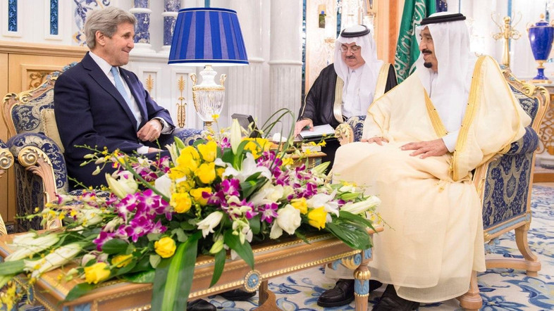 Kerry-Raja Salman Bertemu Bahas Gencatan Senjata Suriah