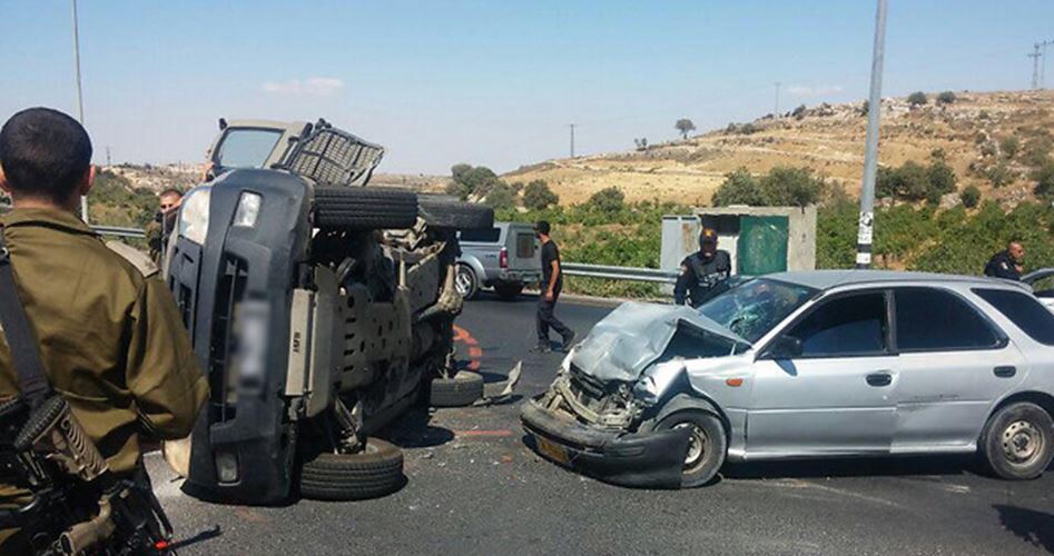 Pejuang Palestina Tabrak Mobil Militer Israel, Tiga Serdadu Terluka