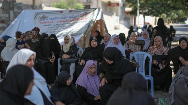 Protes Panjang Keluarga Korban Perang Gaza Tuntut Bantuan