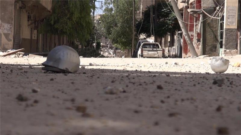 Warga Sipil di Aleppo Terjebak Serangan Bom Curah