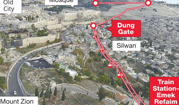 Israel Rencanakan Bangun Kereta Gantung di Al-Quds