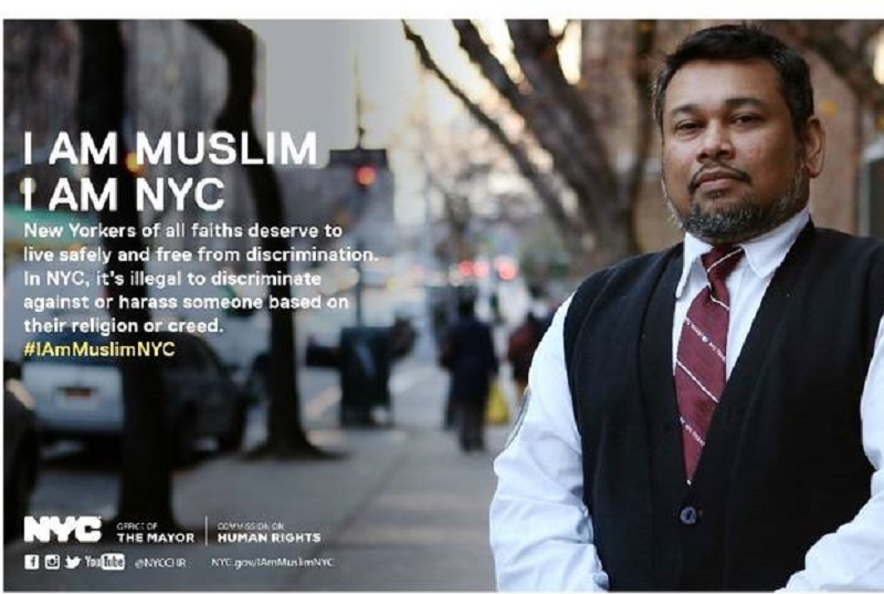 Komisi Wali Kota New York Luncurkan Kampanye Hentikan Islamophobia