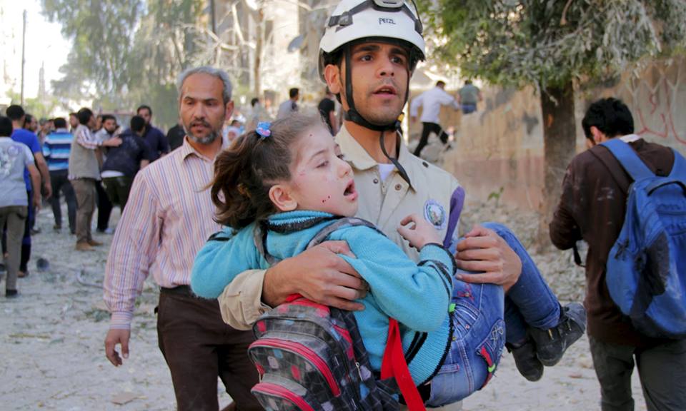 Kelompok Kemanusiaan Suriah White Helmets Terima Penghargaan Nobel Alternatif