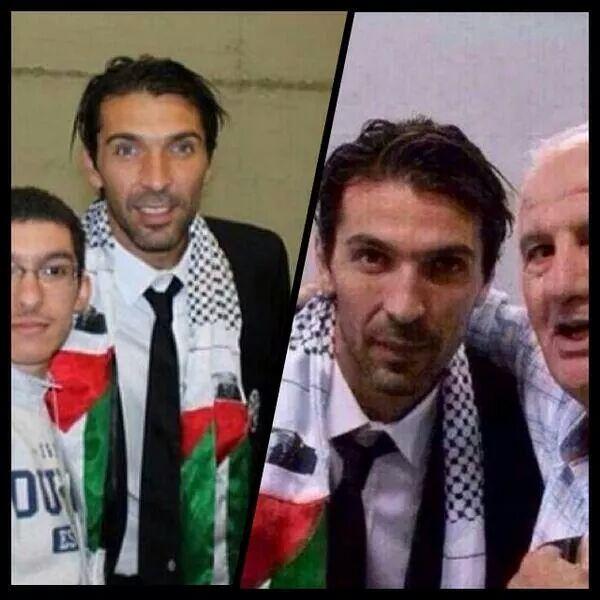Buffon Teriakkan ‘Free Palestine’ Dalam Pertandingan Sepakbola di Israel