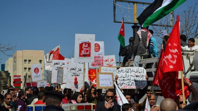 Ratusan Aktivis Yordania Tolak Kesepakatan Gas dengan Israel