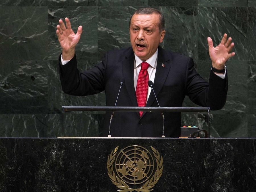 Erdogan di PBB: Dunia Harus Dorong Palestina Jadi Negara Merdeka