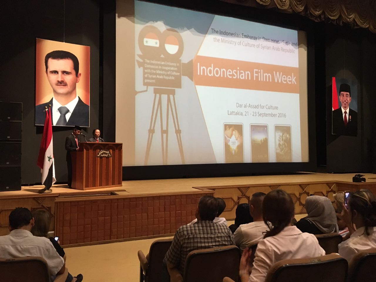 KBRI Damaskus Gelar Pekan Film Indonesia Pertama Kali di Suriah