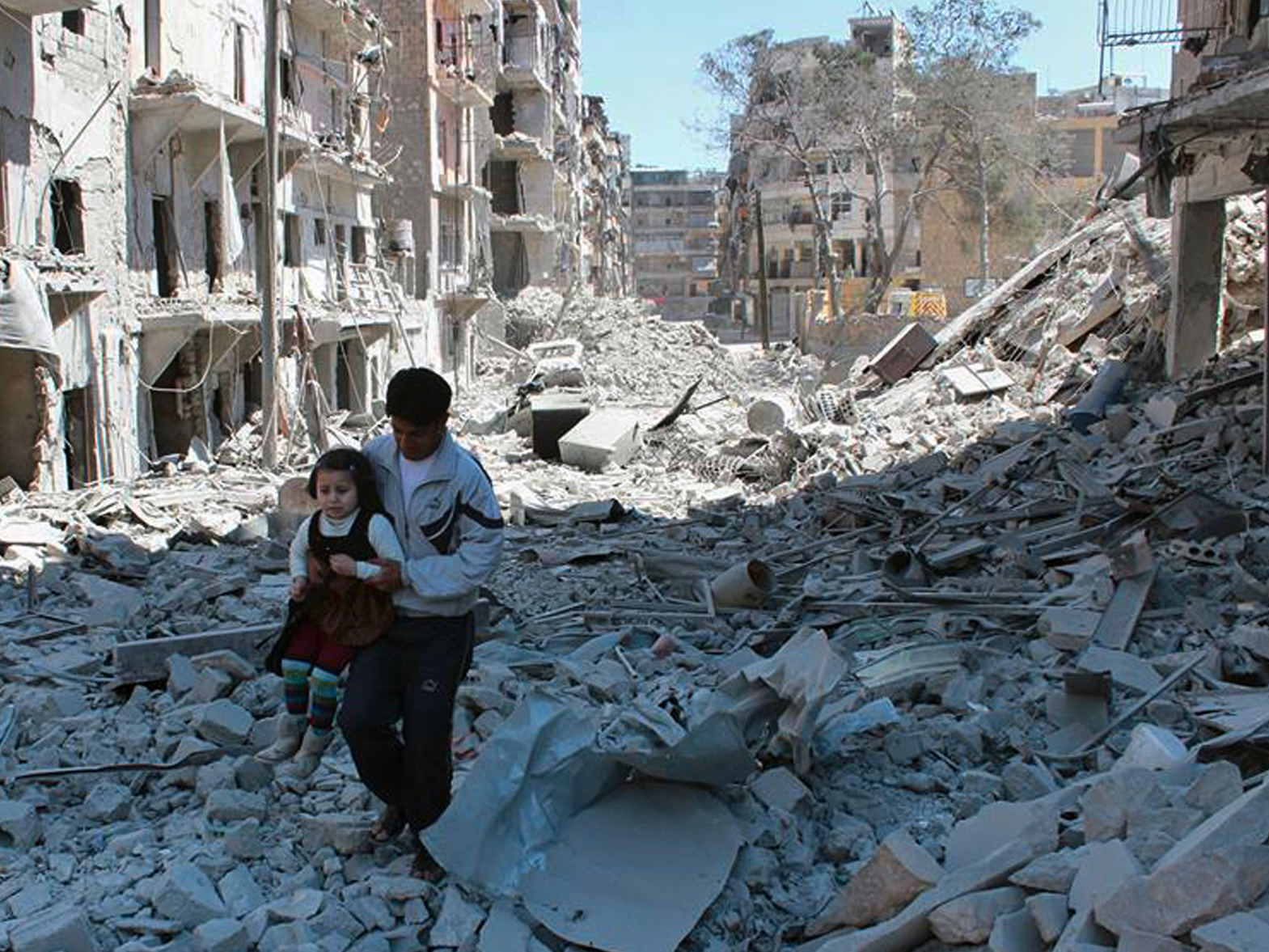 Derita Aleppo Timur, Kota Blokade Berhujan Bom