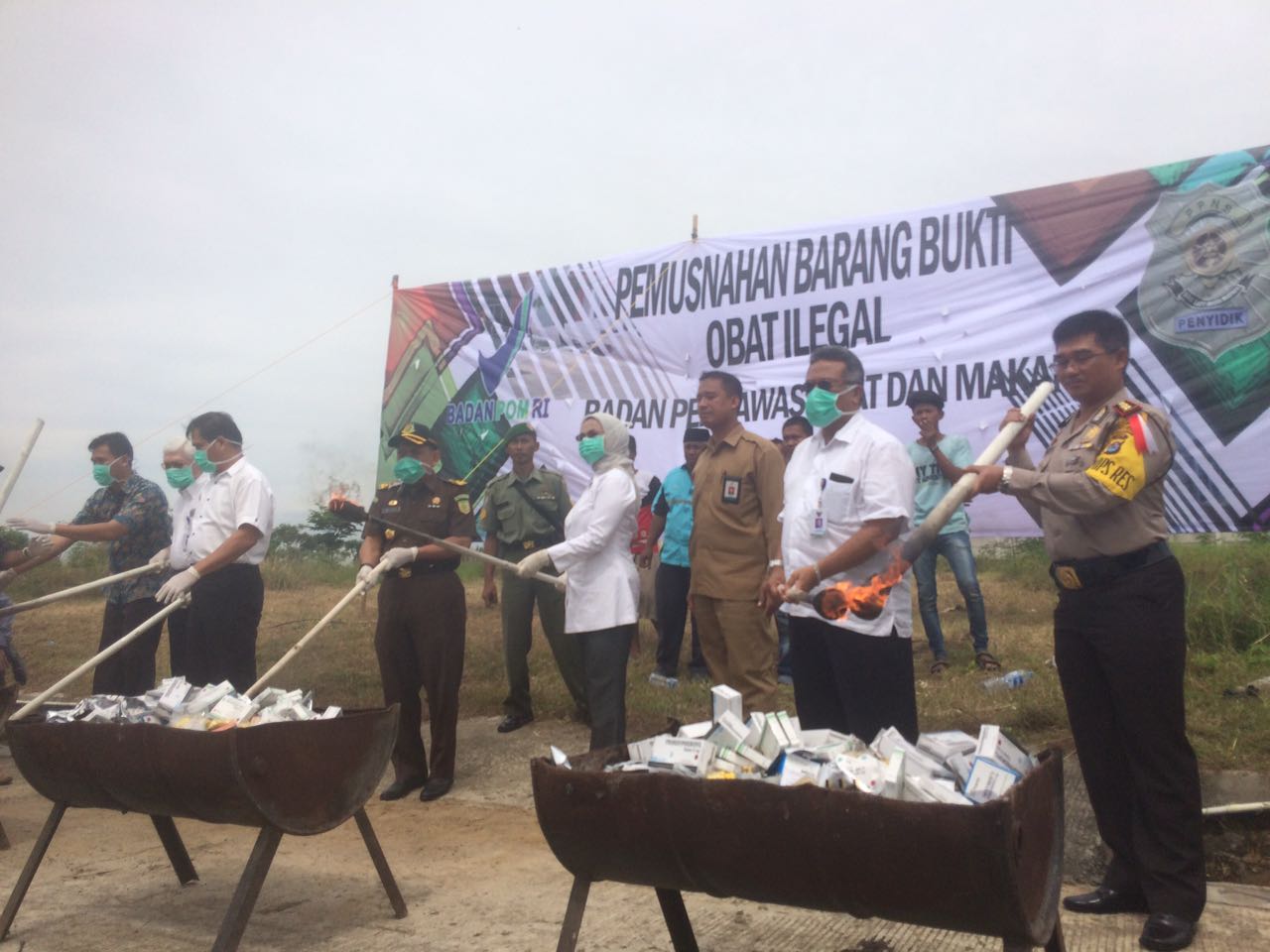 BPOM Musnahkan Ribuan Obat Ilegal di Tangerang