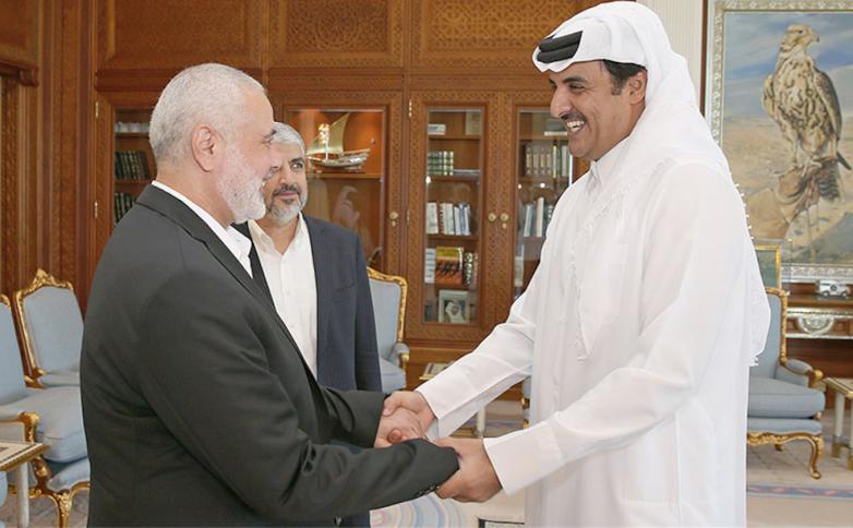 Emir Qatar bertemu Meshaal dan Haniyah Bahas Situasi Palestina