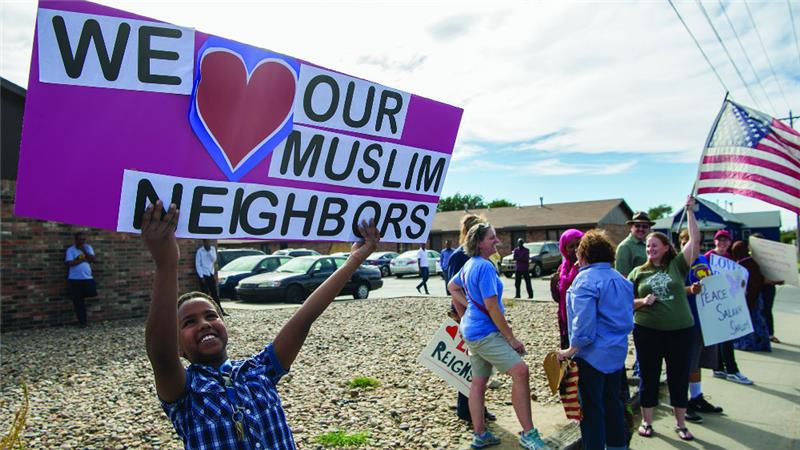 Warga Kansas Pawai Damai Cinta Muslim