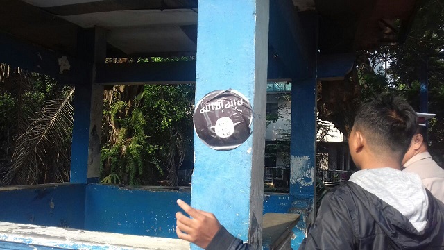 Polisi: Ditemukan Lambang ISIS di Pos Polisi Tangerang