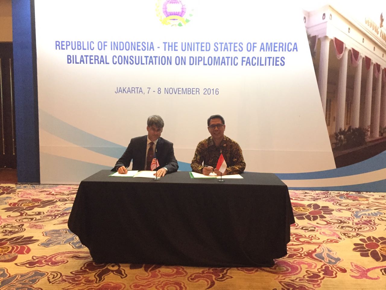 Indonesia-AS Gelar Pertemuan Konsultasi Bilateral Pertama Bidang Fasilitas Diplomatik
