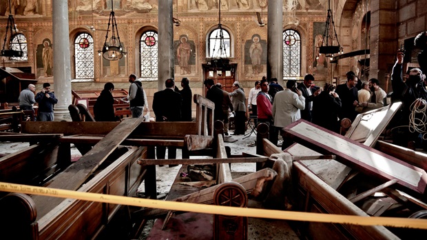 Bom di Gereja Mesir Bunuh 25 Orang