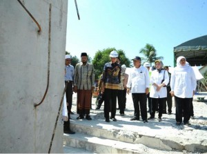Pemerintah Bangun Ulang Masjid Agung At-Taqarrub di Pidie Jaya