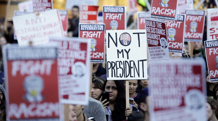 Pekan Protes Anti-Trump di Washington