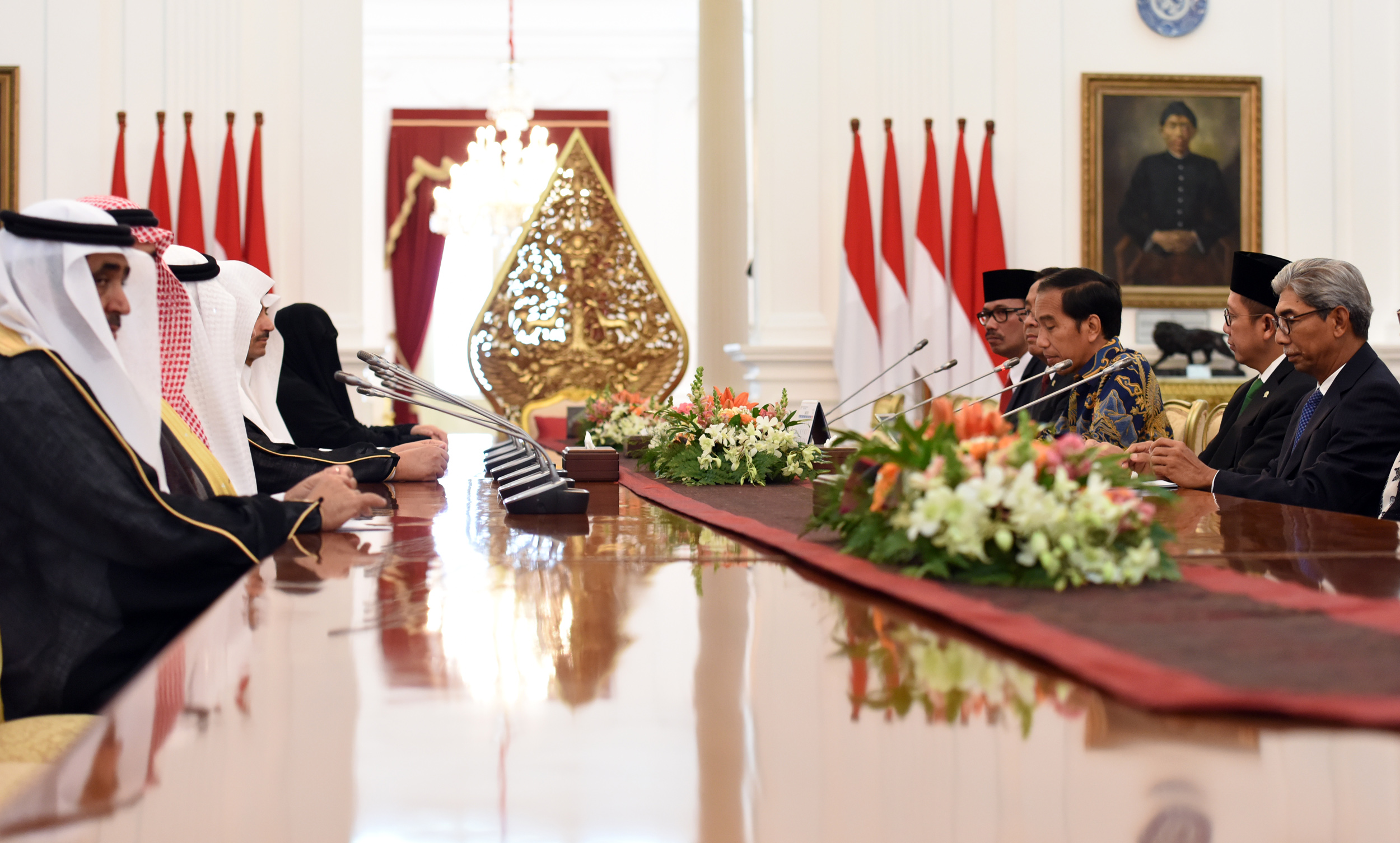 Majelis Syura Saudi Temui Jokowi Guna Siapkan Kunjungan Raja Salman