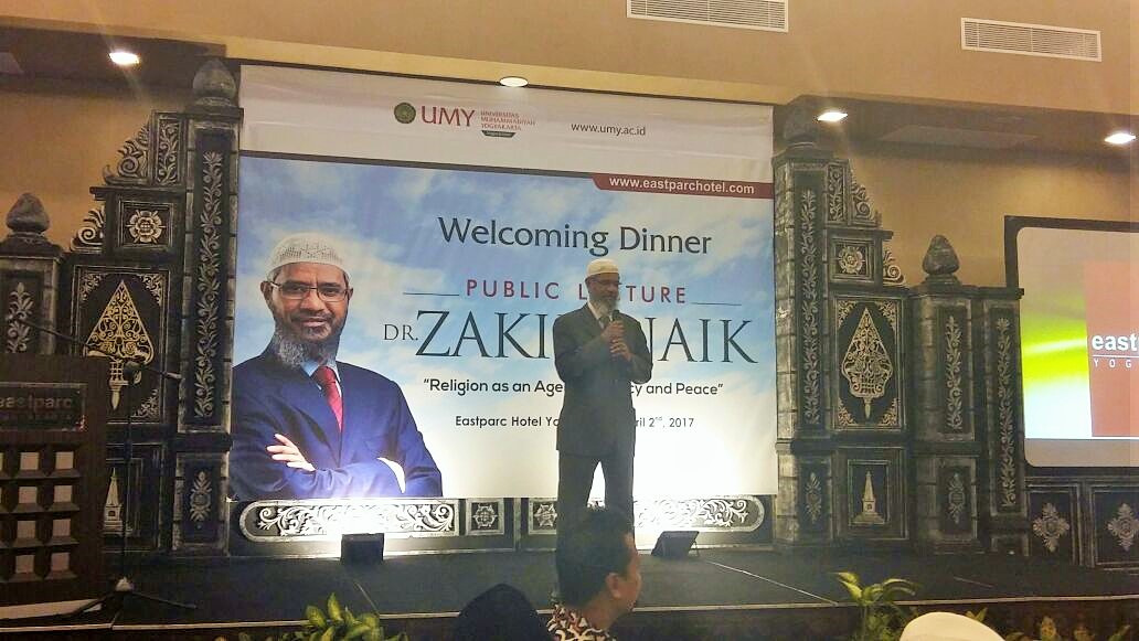 Dr Zakir Naik Sampaikan Kuliah Umum di Universitas Muhammadiyah Jogja