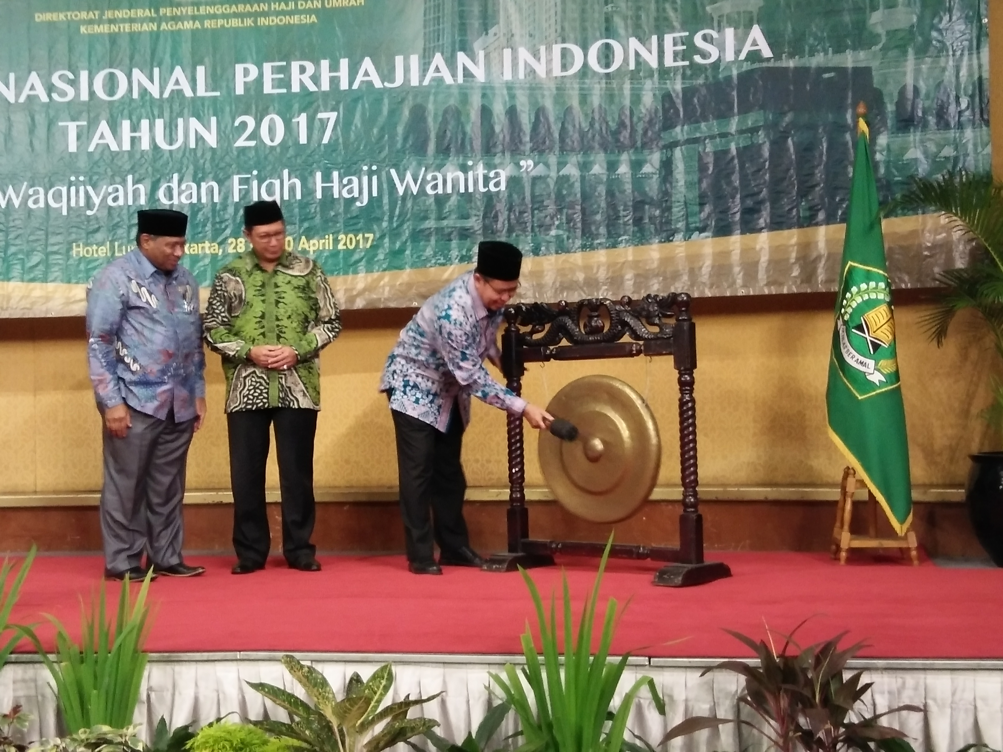 Menag Buka Acara Mudzakarah Nasional Perhajian Indonesia