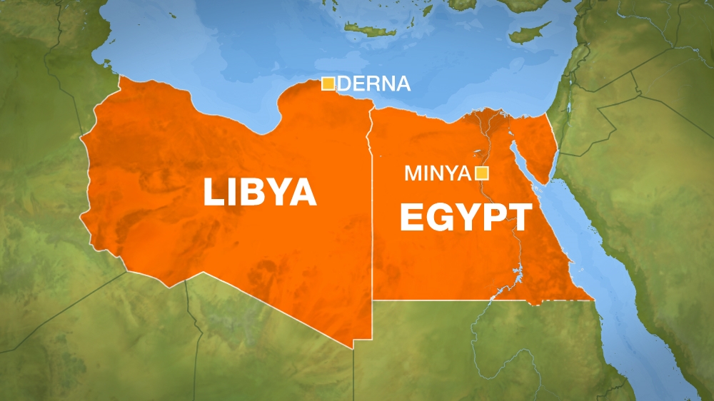 Pesawat Tempur Mesir Serang Kota Derna Libya