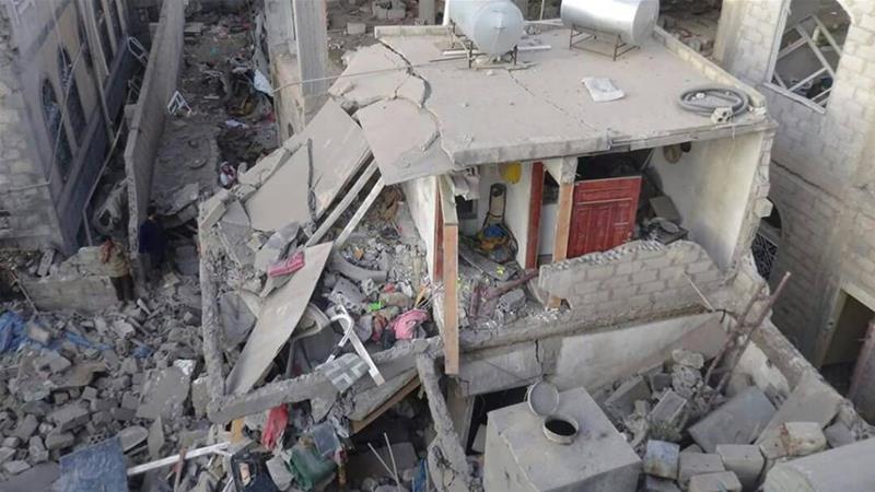Serangan Udara Koalisi Saudi Bunuh Satu Keluarga di Sanaa