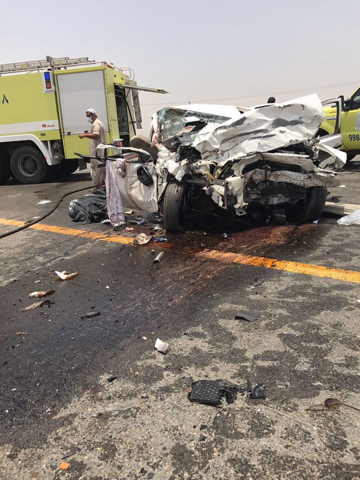 Kecelakaan Mengerikan di Madinah, 10 Orang Meninggal