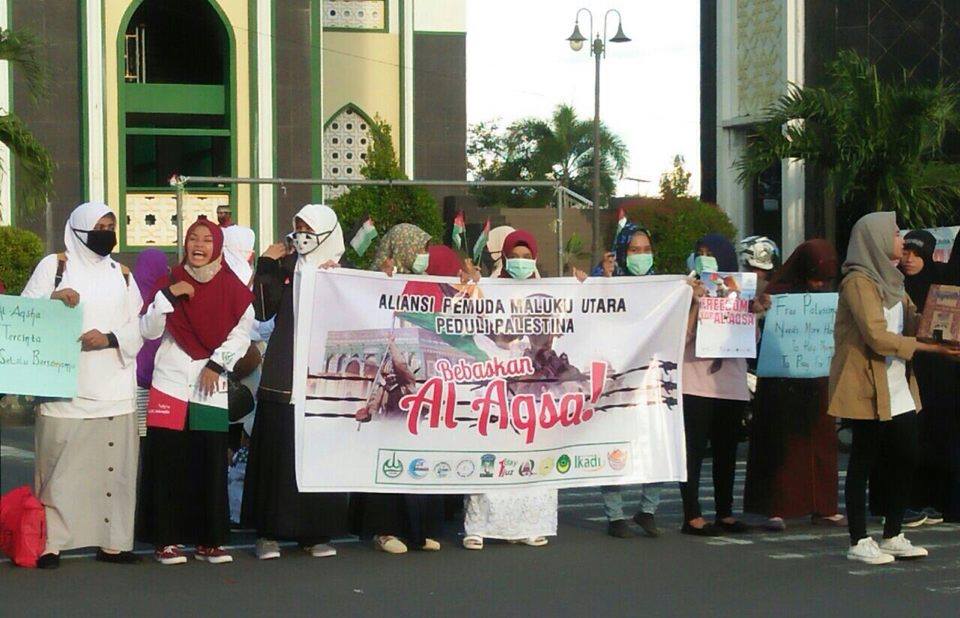 FSLDK Maluku Utara Selenggarakan Aksi Solidaritas untuk Al-Aqsha