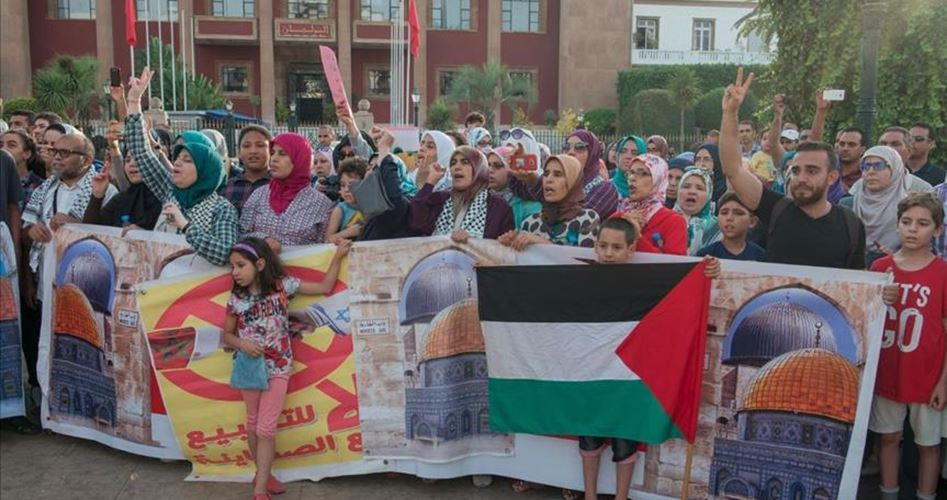 Ratusan Warga Maroko Gelar Aksi Dukung Pembebasan Al-Aqsha