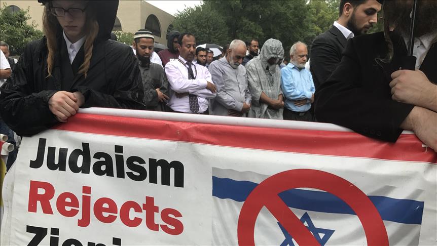 Ratusan Warga Yahudi, Kristen, Palestina Demo Kedubes Israel di Washington