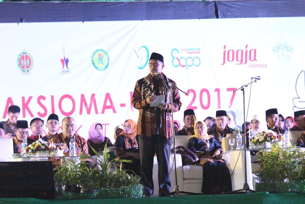 Buka Aksioma-KSM 2017, Menag: Anak Madrasah Wajib Jaga Negeri
