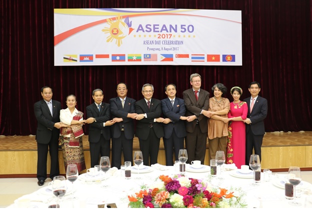 Peringatan HUT ASEAN ke-50 di Korea Utara