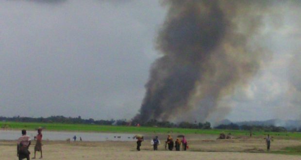 Arakan Times Klaim 56 Desa Rohingya Telah Dibakar