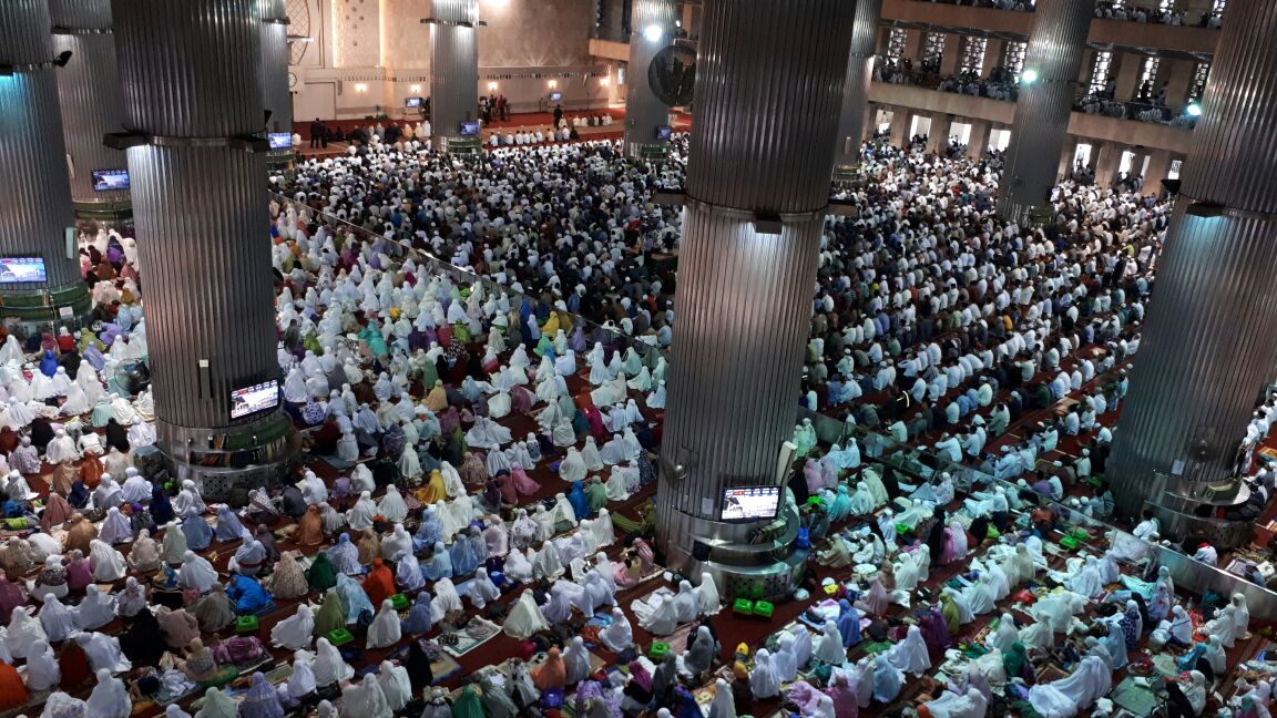 150 Ribu Jamaah Salat Idul Adha Padati Masjid Istiqlal