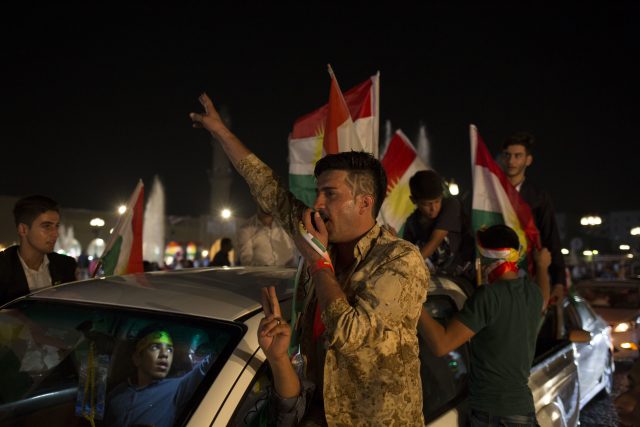 Warga Kurdi Iran Ekspresikan Solidaritas Referendum Kurdistan