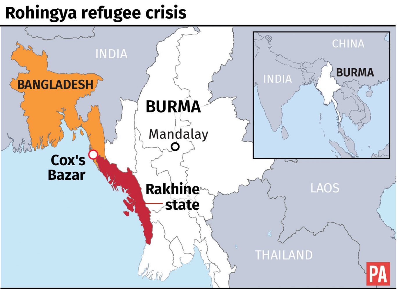PBB: Kekerasan Myanmar di Rakhine Bisa Menyebar