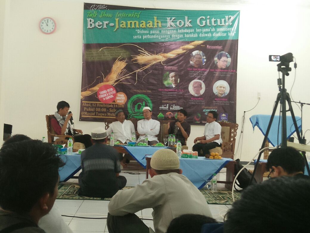 Pemuda Jamaah Muslimin (Hizbullah) Lampung Gelar Talk Show ‘Berjamaah Kok Gitu’