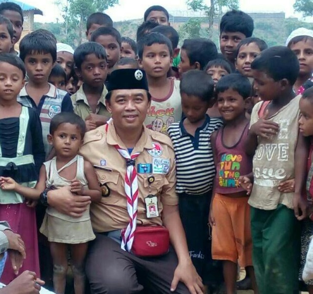 Bantu Rohingya, Pramuka Tembus Tiga Lokasi di Myanmar