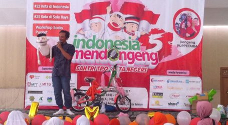 Relawan Nusantara Gelar Indonesia Mendongeng 5 “Santri TPQ Cinta Negeri”