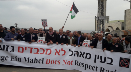 Warga Arab Israel Protes Kunjungan Netanyahu