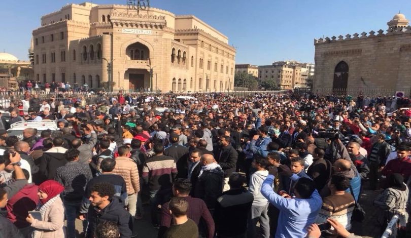 Ratusan Warga Mesir Demonstrasi di Al-Azhar
