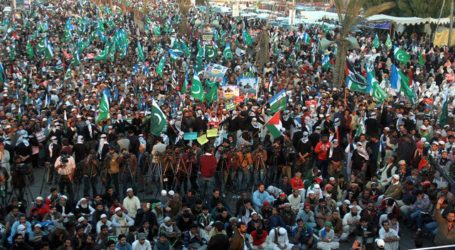 Jamaat Islami Pakistan Turun ke Jalan Dukung Palestina