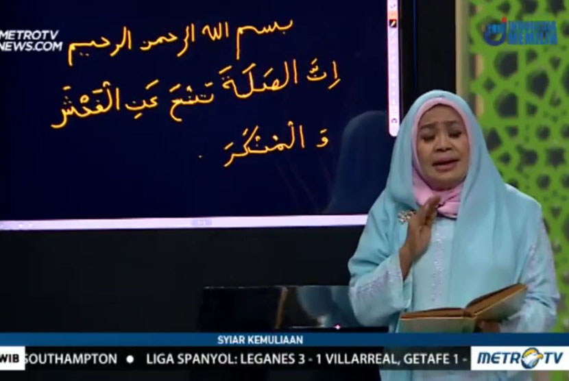 Ustazah Metro TV Sampaikan Permintaan Maaf Salah Tulis Ayat Al-Quran