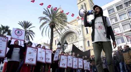Rakyat Tunisia Peringati Tujuh Tahun Arab Spring